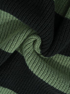 Sawyer | Color-Blocked Button-Neck Sweater