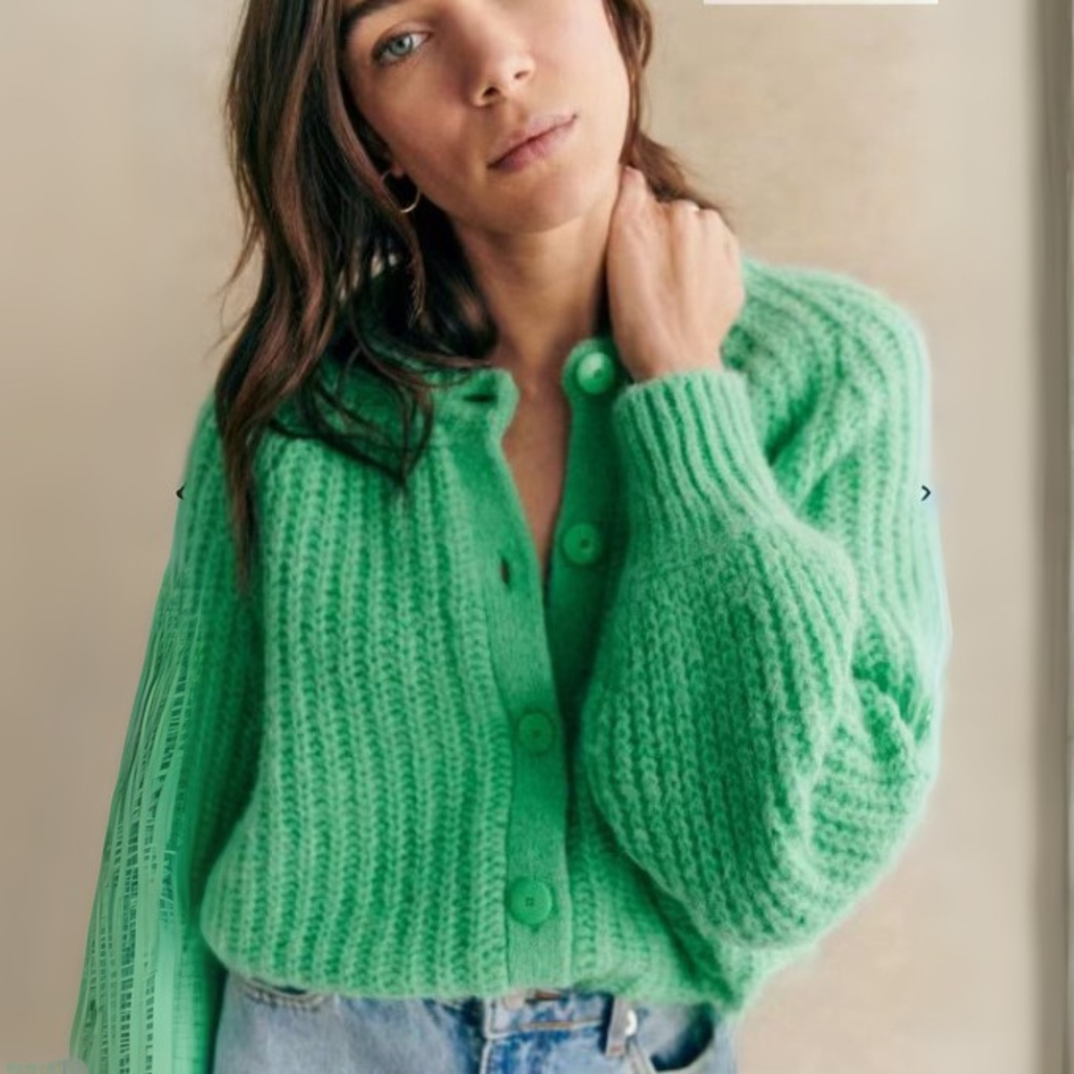 ELOWEN | Button Down Long Sleeve Cardigan