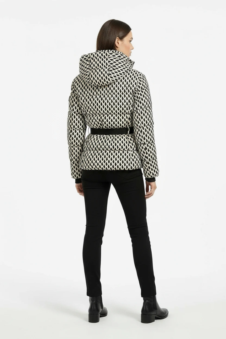 Frieda Belted Hooded Puffer Jacket