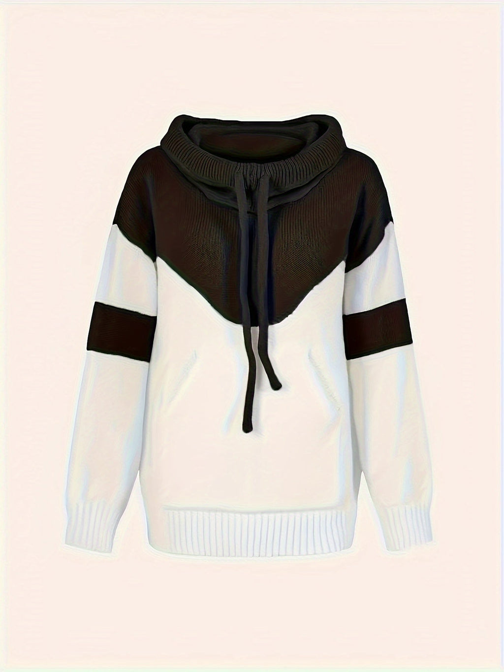 Gretchen | Color-Block Hooded Pullover
