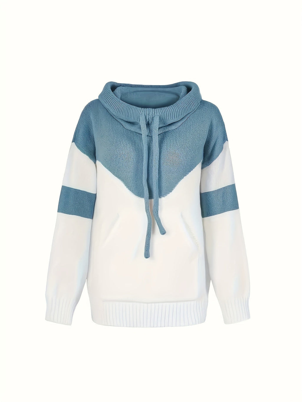Gretchen | Color-Block Hooded Pullover