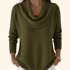 SERENADE™ | Classic Draped Neck Sweater