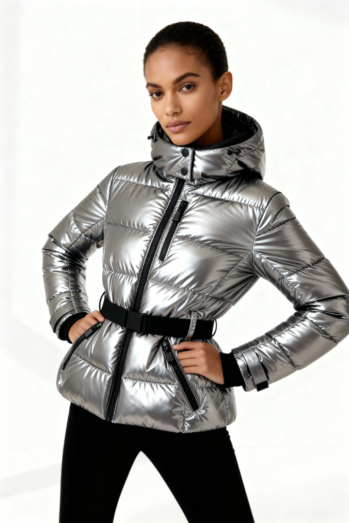 Frieda Belted Hooded Puffer Jacket