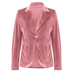 Women's Elegant Velvet Blazer