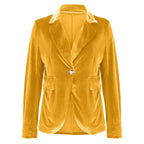 Women's Elegant Velvet Blazer