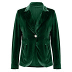 Women's Elegant Velvet Blazer