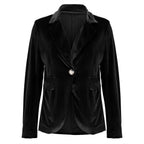 Women's Elegant Velvet Blazer