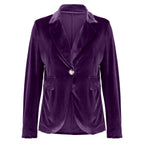Women's Elegant Velvet Blazer