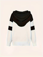 Gretchen | Color-Block Hooded Pullover
