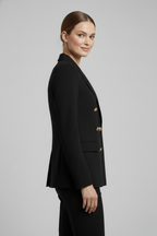Women's Double-Breasted Button Blazer