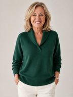 Greta™ — Shawl Collar Sweater