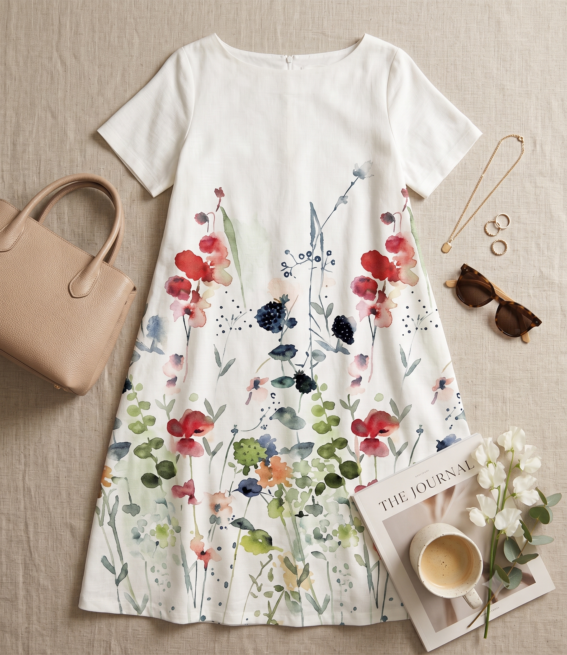North Vogue | Luna Bloom Midi Dress