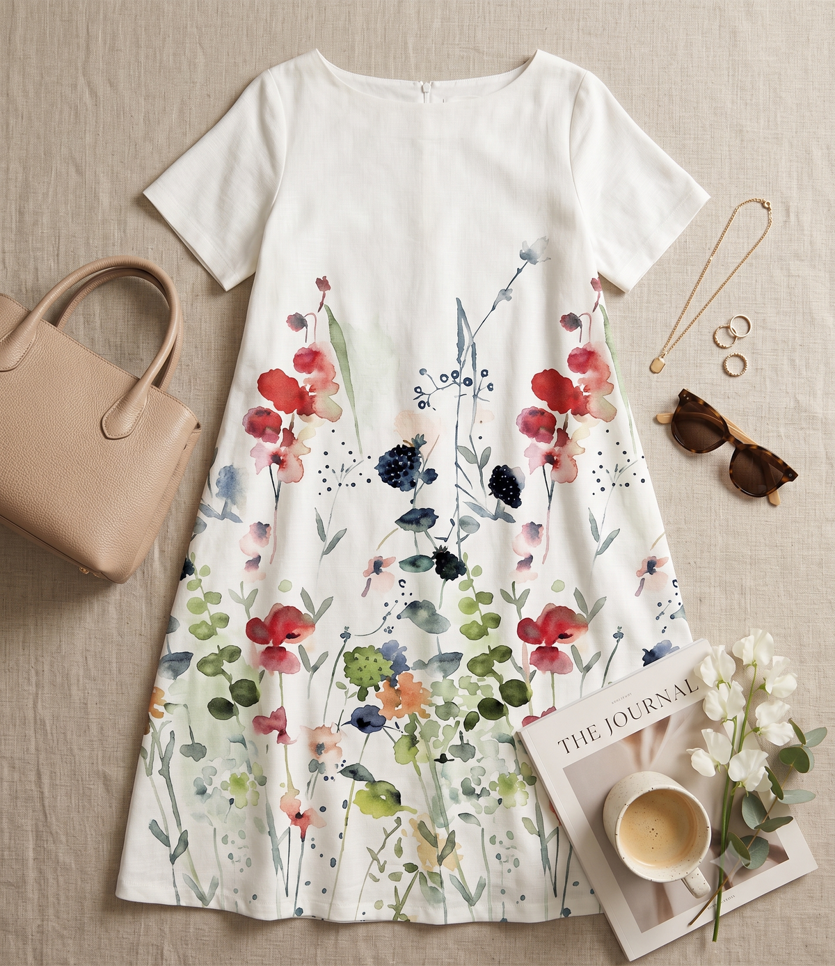 North Vogue | Luna Bloom Midi Dress