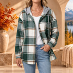 AUTUMN™ | Cozy Plaid Hooded Jacket