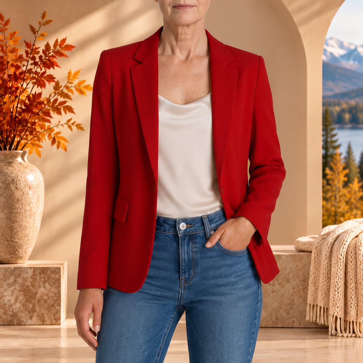 SCARLETT™ | Elegant Tailored Blazer