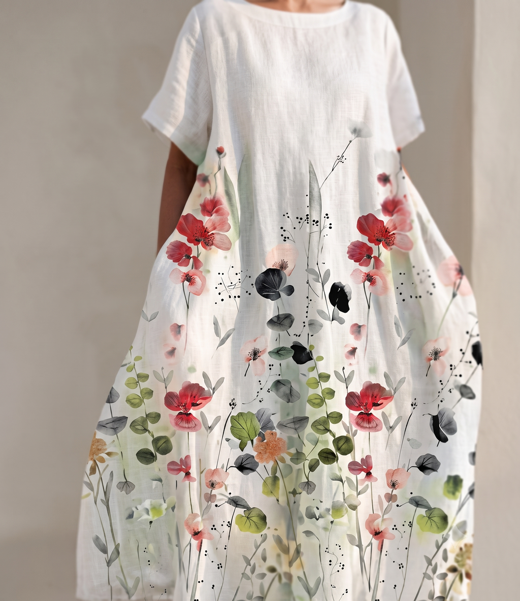 North Vogue | Luna Bloom Midi Dress