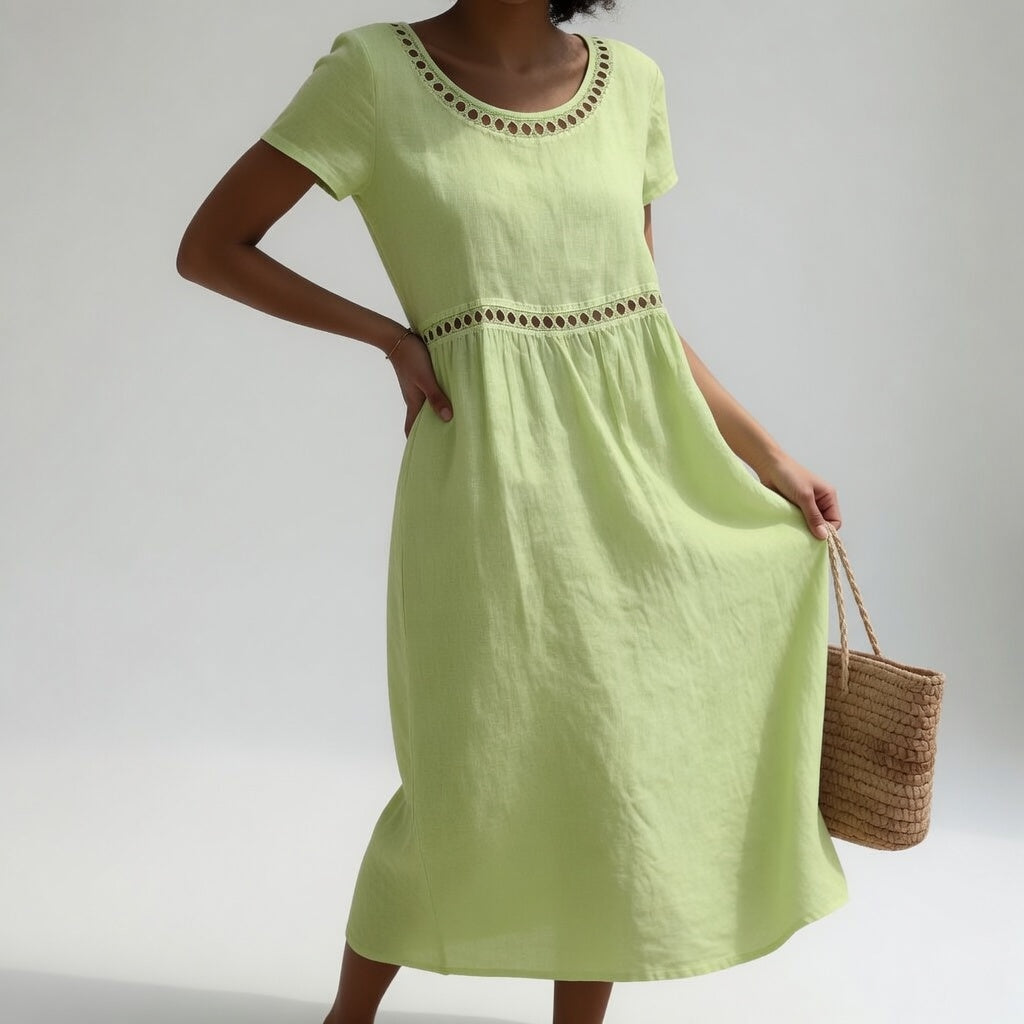 Evelyn™ Linen Dress