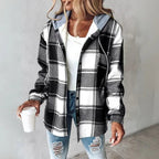 AUTUMN™ | Cozy Plaid Hooded Jacket