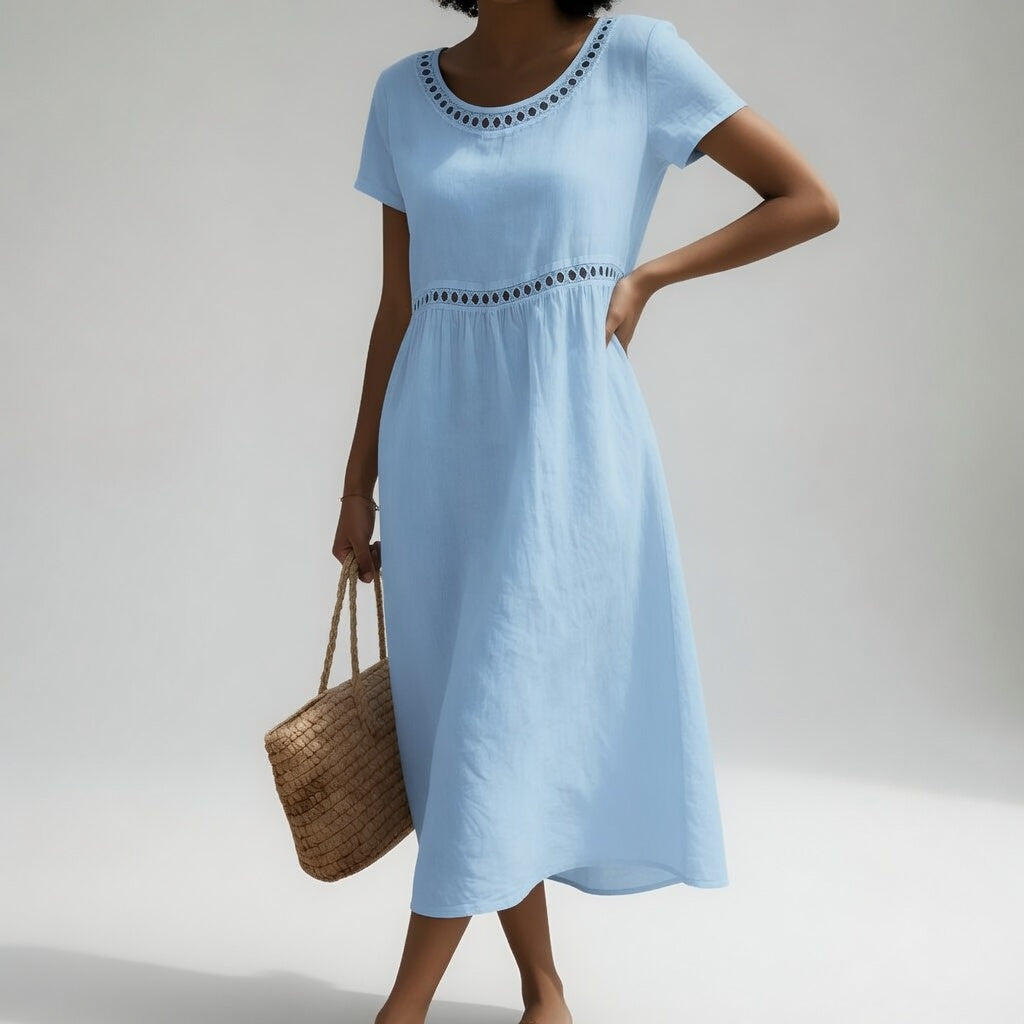 Evelyn™ Linen Dress