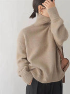 AZZURRA Renelora Women's Turtleneck Sweater Chunky Knit Long Sleeve