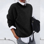 Women's Loose Fit Cashmere Sweater - Soft and Comfortable