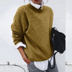 Women's Loose Fit Cashmere Sweater - Soft and Comfortable