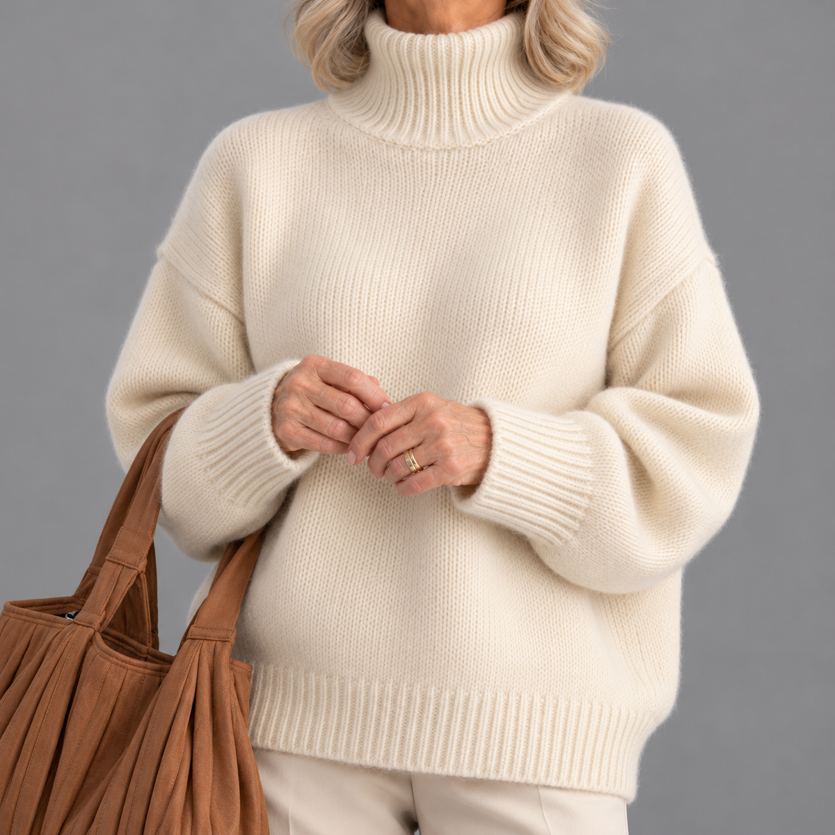 Amaya | Luxe Cashmere Turtleneck Sweater