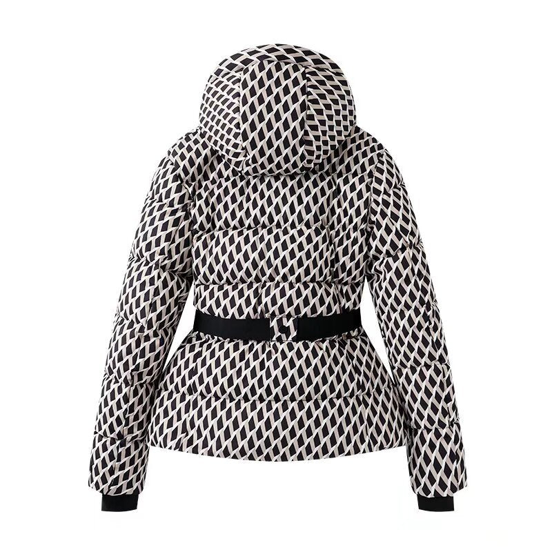 Frieda Belted Hooded Puffer Jacket