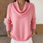 SERENADE™ | Classic Draped Neck Sweater