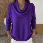 SERENADE™ | Classic Draped Neck Sweater
