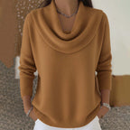 SERENADE™ | Classic Draped Neck Sweater