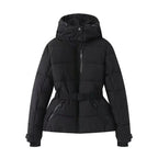 Frieda Belted Hooded Puffer Jacket