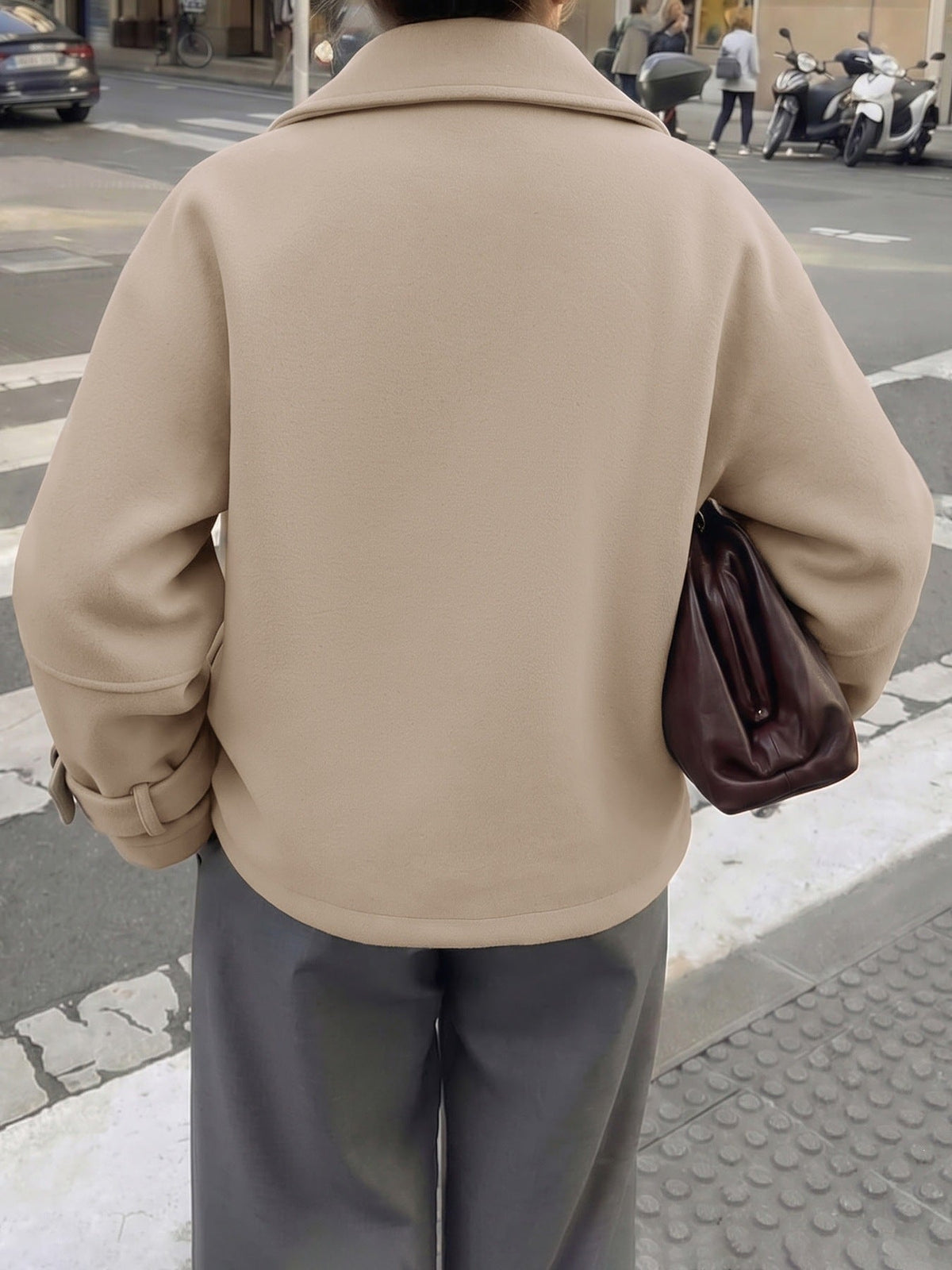 Rosanna Wool Blend Drop Shoulder Jacket