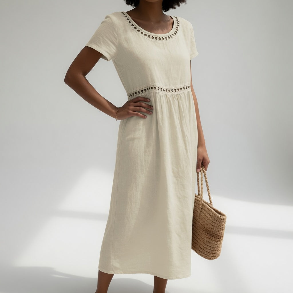 Evelyn™ Linen Dress