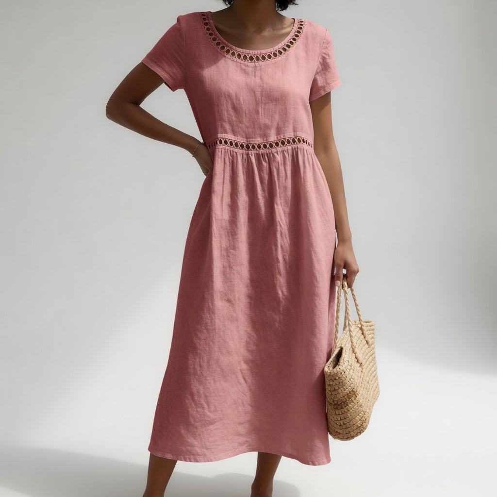 Evelyn™ Linen Dress