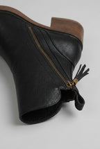 Women's Ankle Boots with Block Heel and Side Zipper | Stylish