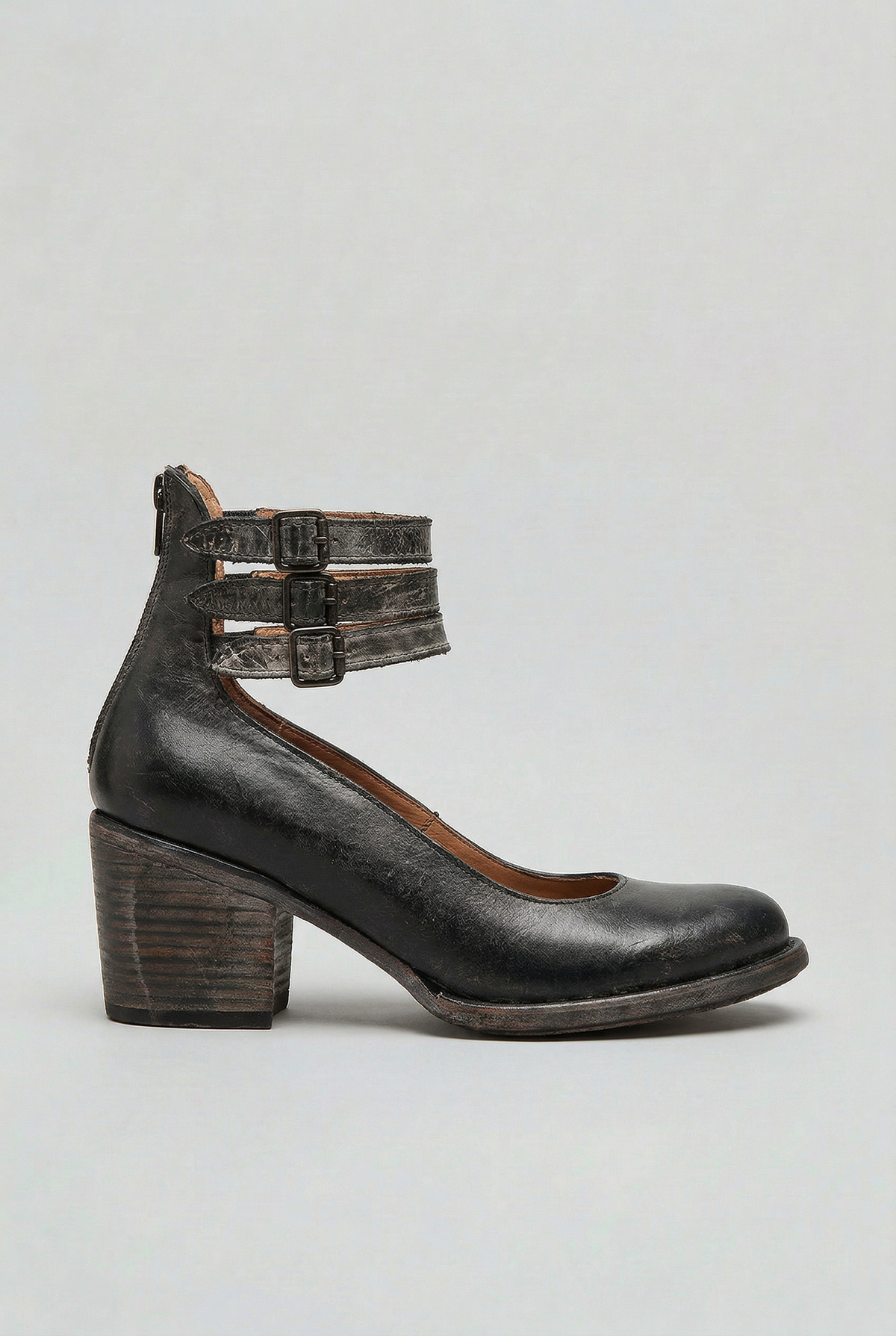 Women’s Boots | Block Heel with Buckle Straps