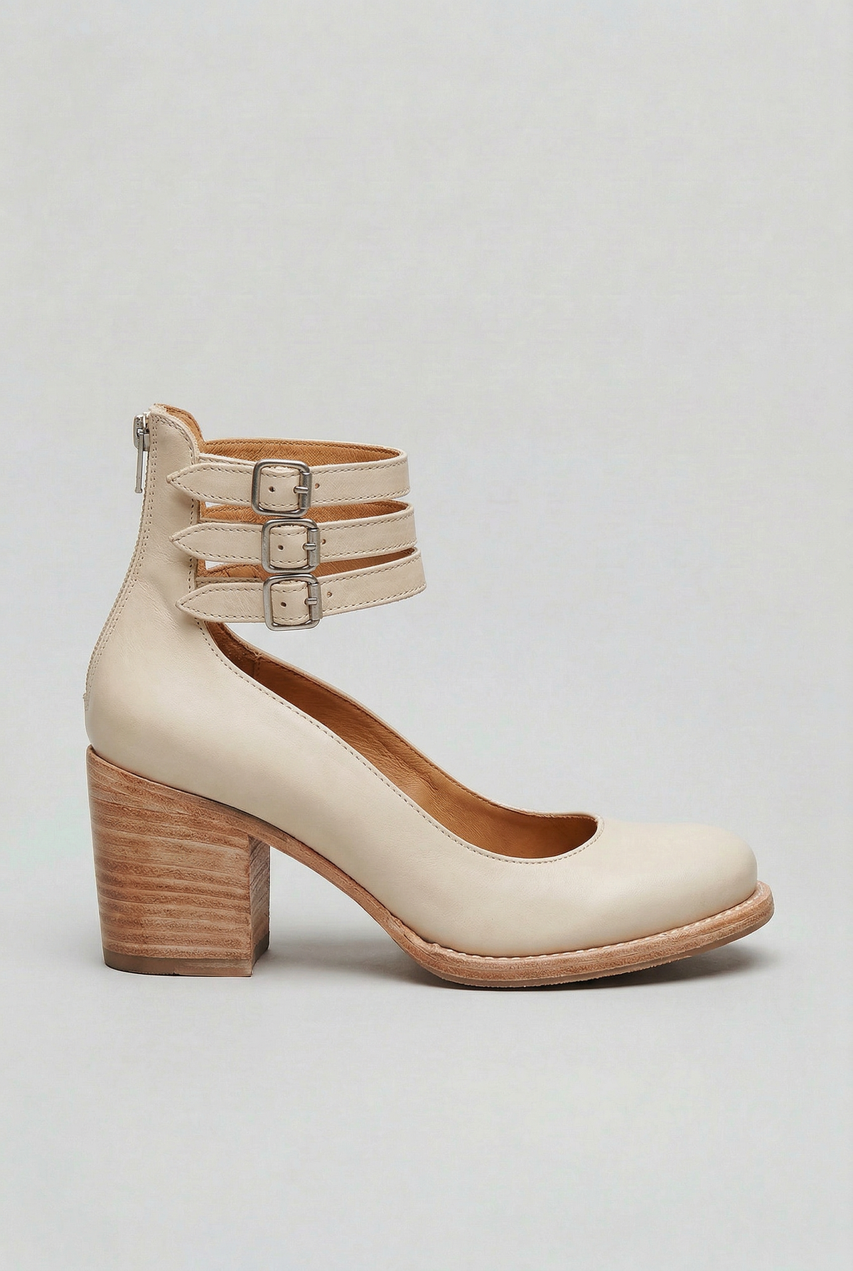 Women’s Boots | Block Heel with Buckle Straps