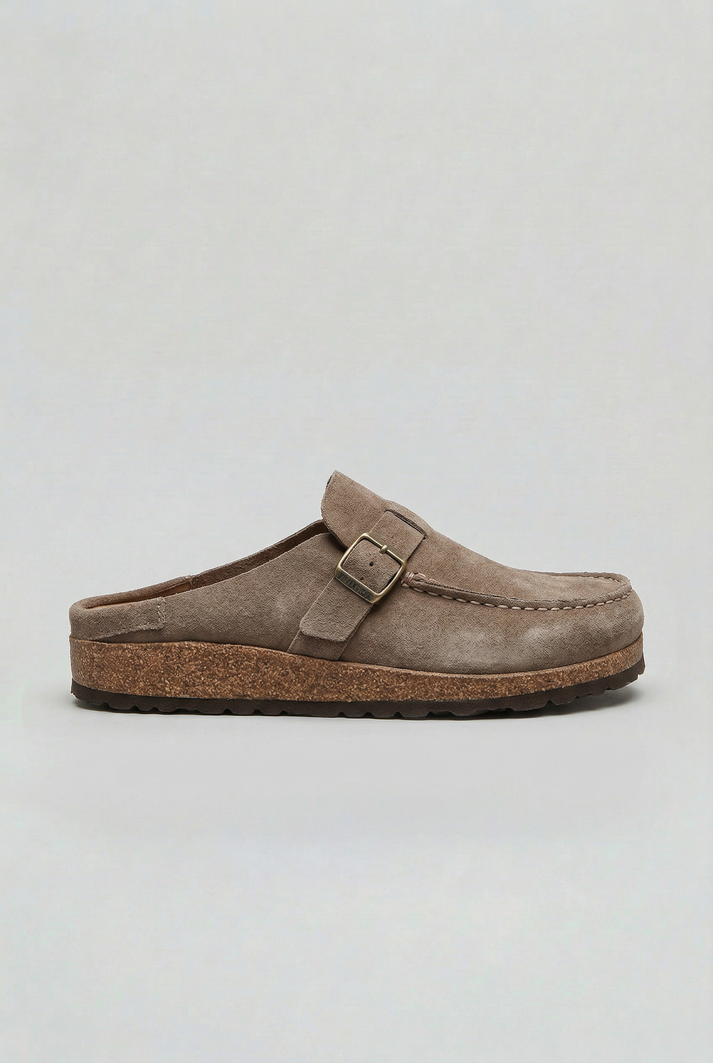 Women’s Clogs | Suede Look with Buckle Strap