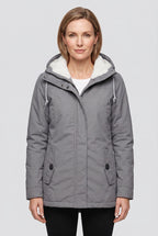 Women’s Coat | Hooded Zip Front