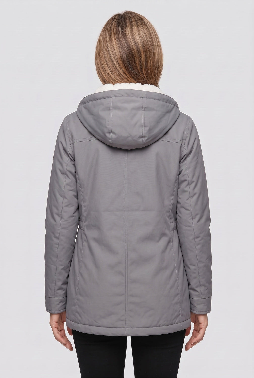 Women’s Coat | Hooded Zip Front
