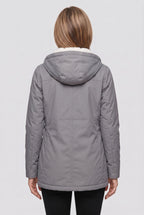 Women’s Coat | Hooded Zip Front