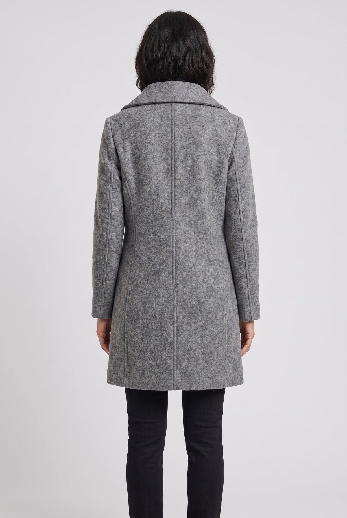 Women's Coat | Mid-Length Button Front