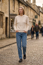 Women's Hoodie | Relaxed Ribbed Pullover