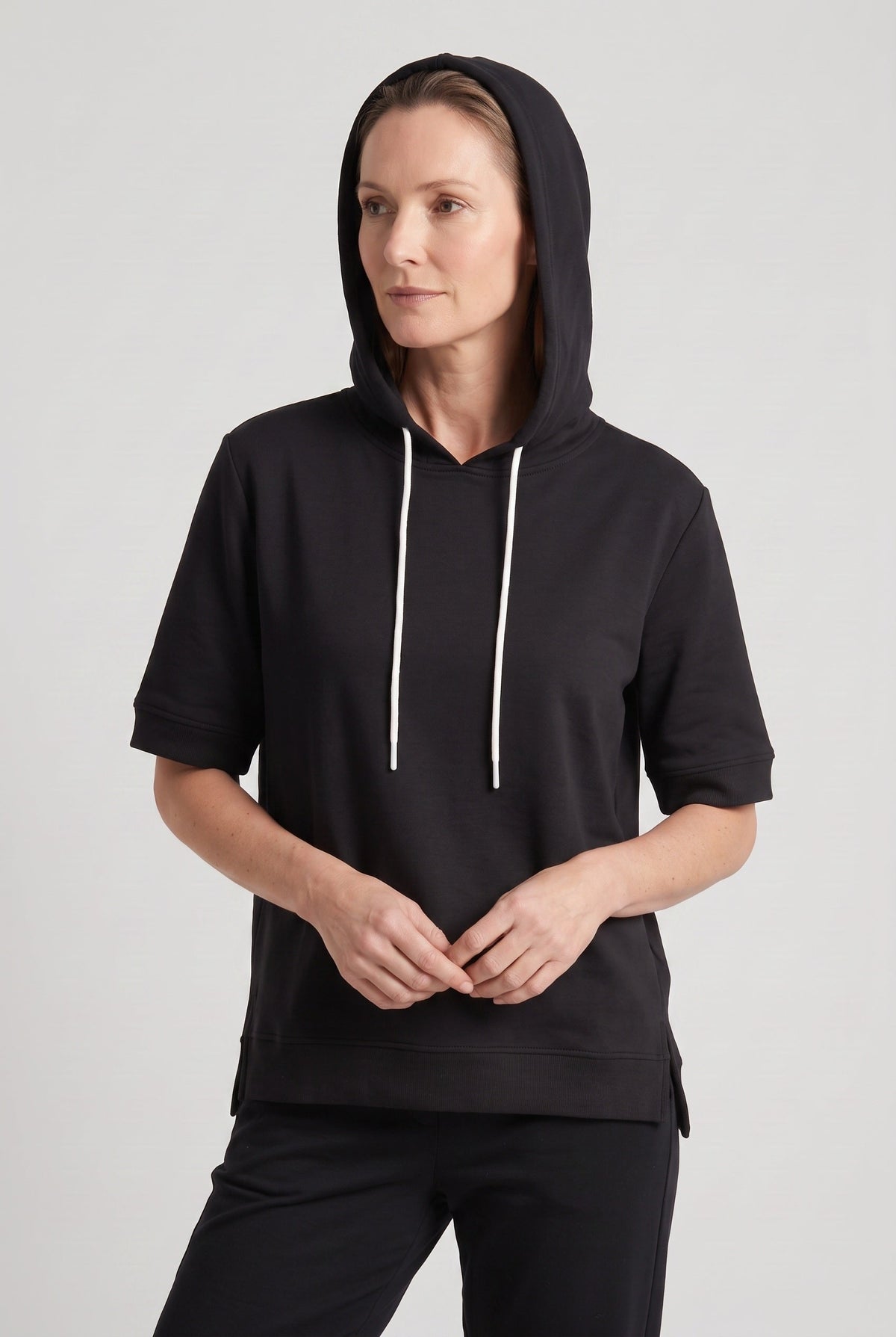 Women’s Hoodie | Short Sleeve Boxy Fit