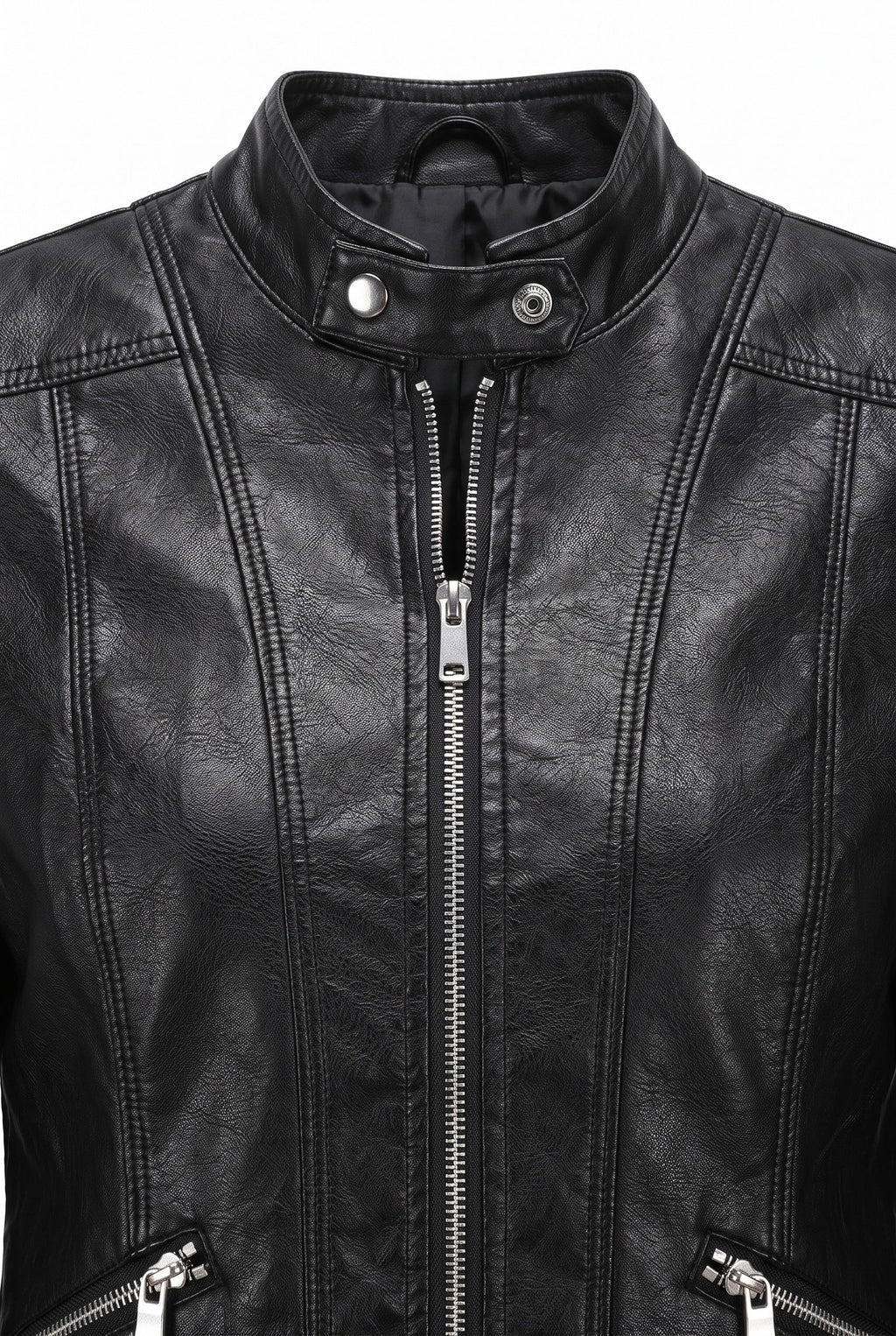 Women's Jacket | Leather-Look Biker