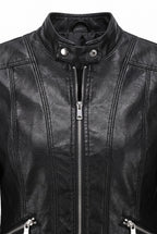 Women's Jacket | Leather-Look Biker