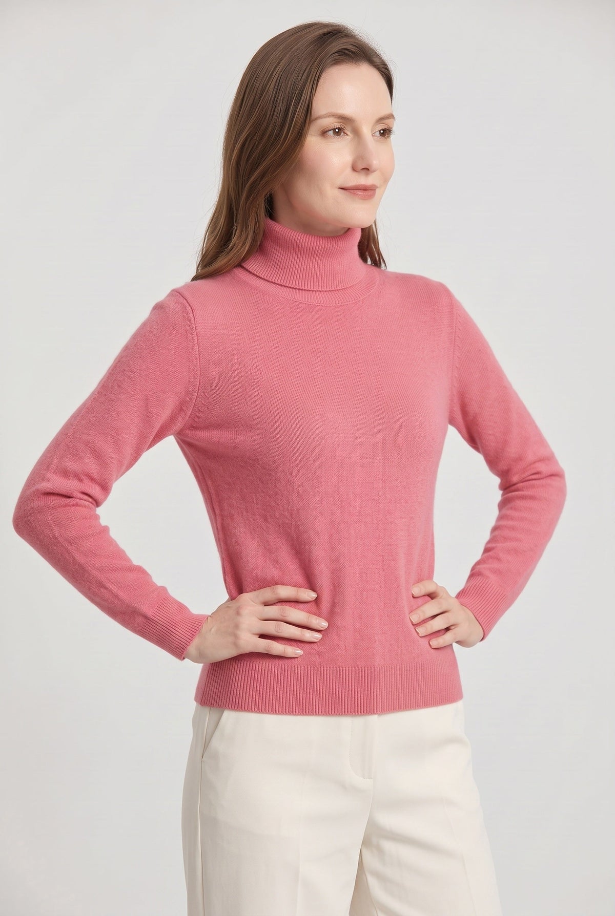 Women’s Jumper | Roll Neck with Ribbed Trims