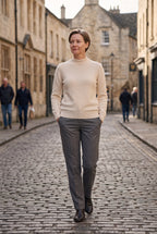 Women's Knitted Jumper | Mock Neck