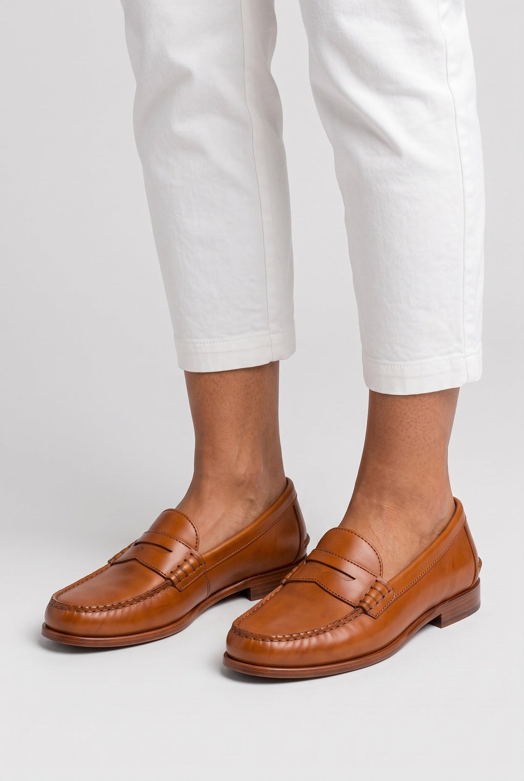 Women's Loafers | Leather-Look Penny Slot